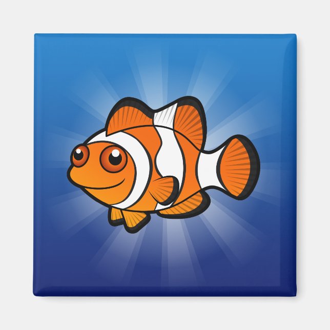 Imán Personalizado Clownfish (Frente)