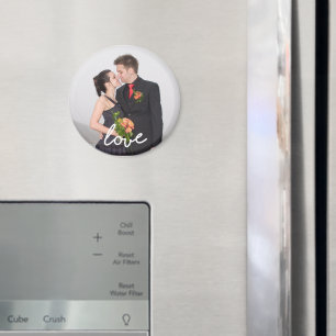 Imán Personalizado con Cualquier Foto de Amor