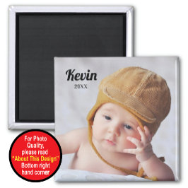 Imán personalizado con foto