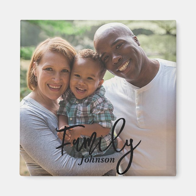 imán personalizado con fotos de personalizados (Frente)