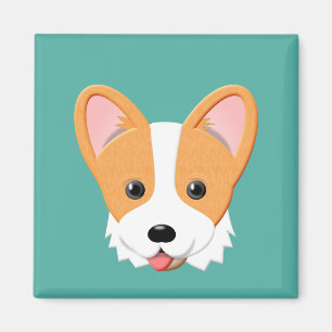 Imán Personalizado Corgi