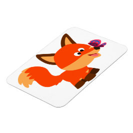 Imán Personalizado Cuaderno Fox Y Magnet Flexible De Ma