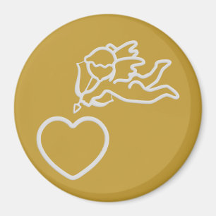 Imán personalizado Cupid Strikes