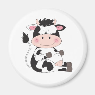 Imán Personalizado Cute Cow