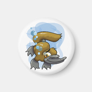 Imán Personalizado Cute Platypus