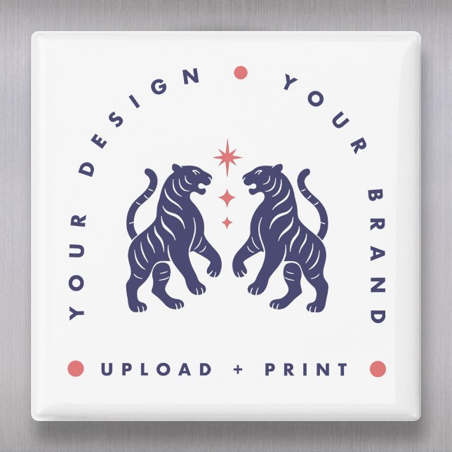Imán personalizado de 2" | Imanes para nevera con  (Upload your artwork and turn this magnet into custom merch, branding, or a stylish gift)