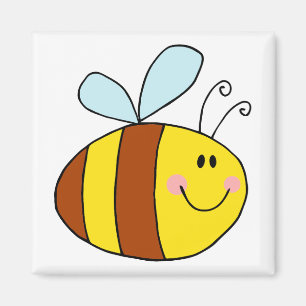 Imán personalizado de abeja miel de abeja de miel con v