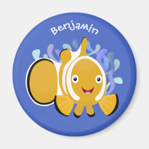 Imán Personalizado de anenoma de payaso alegre