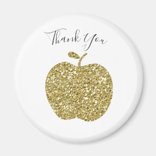 Imán personalizado de Apple para el falso oro del