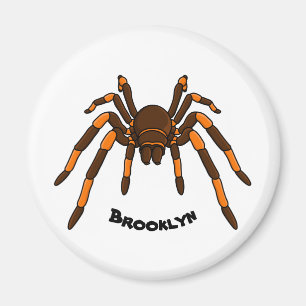 Imán Personalizado de araña tarántula arenosa marrón y