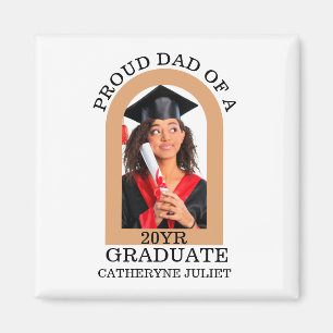 Imán Personalizado de Arco Moderno Foto orgullosa gradu