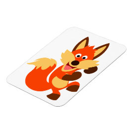 Imán Personalizado de baile lindo Fox Flexible Magnet