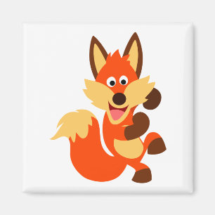 Imán Personalizado de baile lindo Fox Magnet