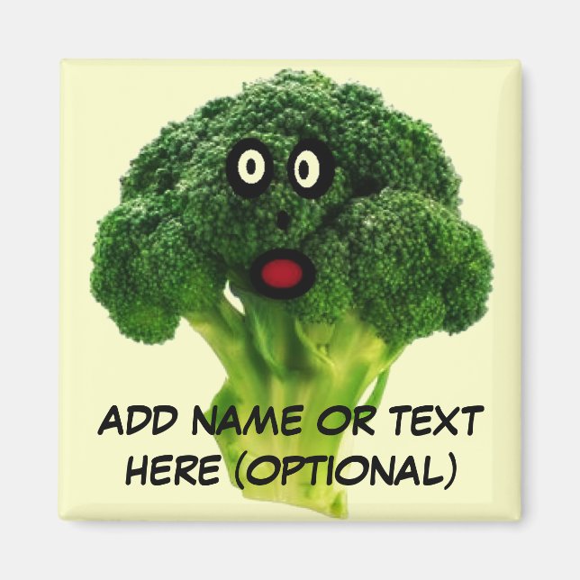 Imán Personalizado de Broccoli Personalizado (Frente)