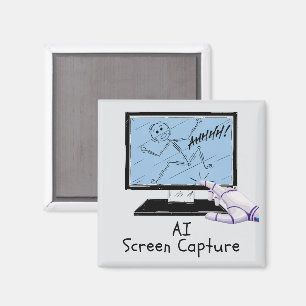 Imán Personalizado de captura de pantalla de inteligenc