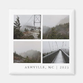 Imán Personalizado de Collage de fotos de viajes Vacati