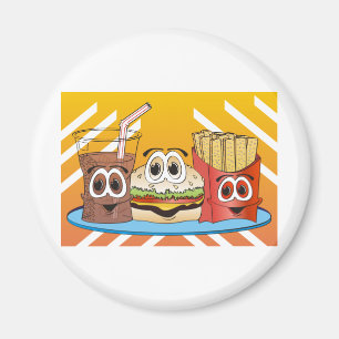 Imán Personalizado de comida rápida