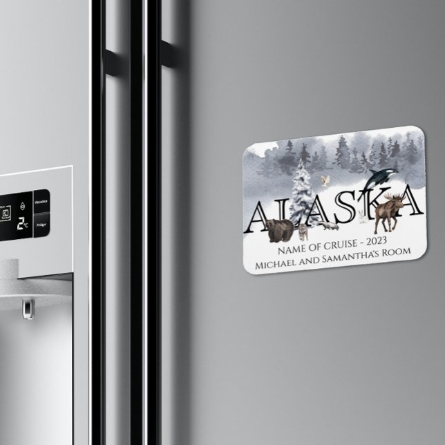 Imán Personalizado de crucero de Alaska Puerta de Moose (Subido por el creador)