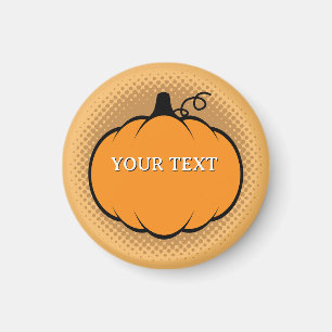 Imán Personalizado de dibujo de calabaza de temporada d