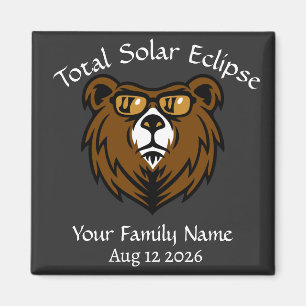 Imán Personalizado de eclipse solar total