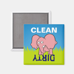 Imán Personalizado de elefantes rosados