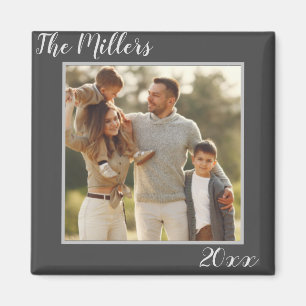 Imán Personalizado de fotografía familiar