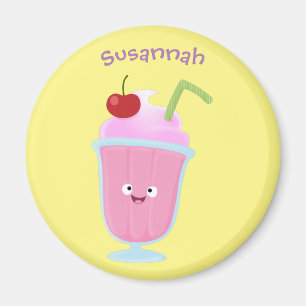 Imán Personalizado de helados de fresa de fresa
