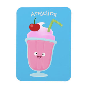 Imán Personalizado de helados de fresa de fresa