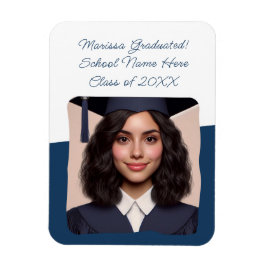 Imán Personalizado de Invitación de graduación Tipograf