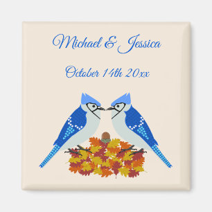 Imán Personalizado de la boda de la caída de los gritos