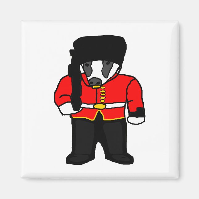 Imán Personalizado de la Guardia Real Británica (Frente)