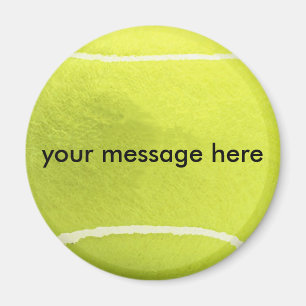 Imán personalizado de la pelota de tenis
