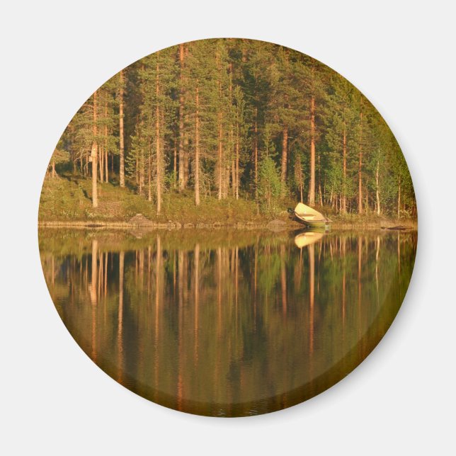 Imán personalizado de las reflexiones de la natura (Frente)