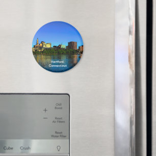 Imán Personalizado de línea aérea de Hartford Connectic