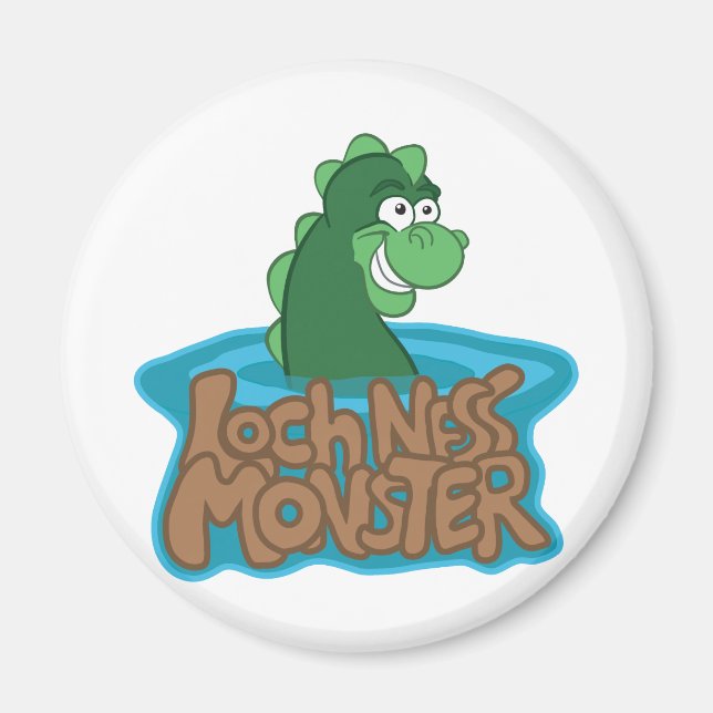 Imán Personalizado de Loch Ness Monster (Frente)