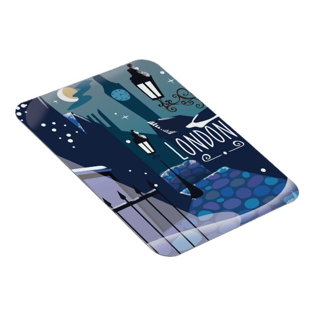 Imán Personalizado de Londres de Victoria (Lado Derecho)