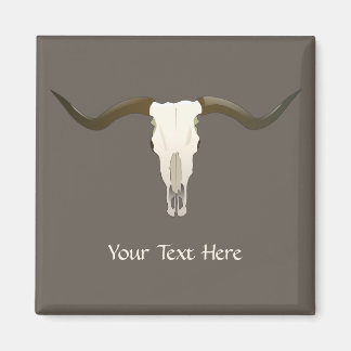 Imán Personalizado de Longhorn Occidental