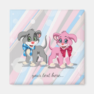 Imán Personalizado de los cachorros de la nariz cardía