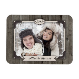 Imán Personalizado de Madera de Barn Foto Flexi Magnet