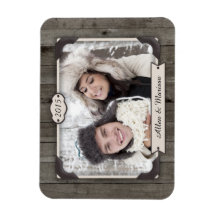 Personalizado de Madera de Barn Foto Flexi Magnet