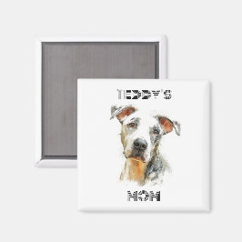 Imán Personalizado de Mamá Perro | Regalo Personal