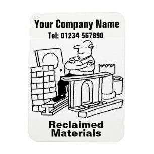 Imán Personalizado de Materiales Recuperados. Promoción