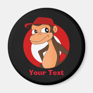 Imán Personalizado de mono personalizado