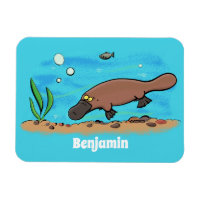 Personalizado de natación de Platypus Cute