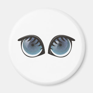 Imán Personalizado de ojos azules