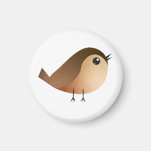 Imán Personalizado de pájaro de Sparrow