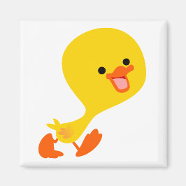 Imán Personalizado de paseo suave Duckling Magnet