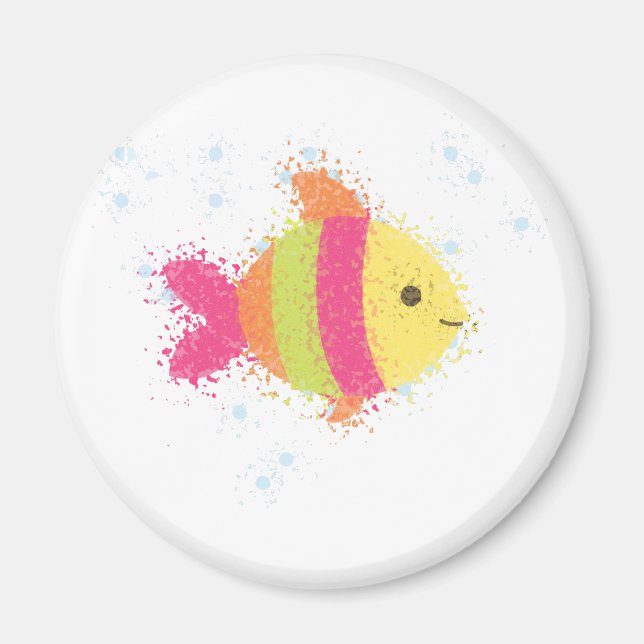 Imán Personalizado de peces de cuta (Frente)
