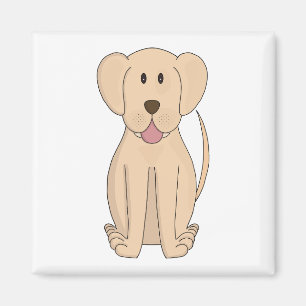 Imán Personalizado de perro asombroso Labrador recupera