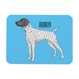Imán Personalizado de perro puntero de Shorthal alemán